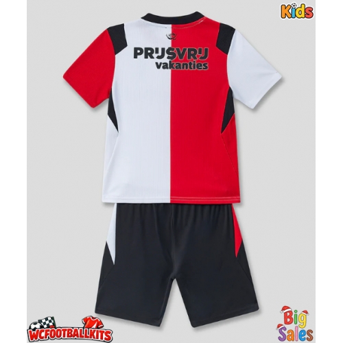 Feyenoord Replica Home Stadium Kit for Kids 2026-27 Short Sleeve (+ pants)